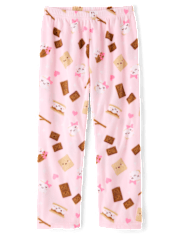 Pantalon de pyjama en micropolaire S'mores pour fille