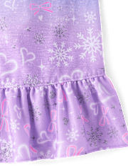 Girls Ballerina Ruffle Nightgown