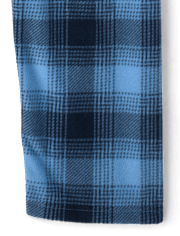 Boys Plaid Microfleece Pajama Pants