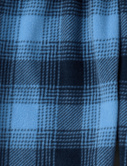 Boys Plaid Microfleece Pajama Pants