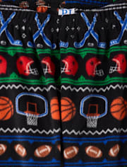 Boys Sports Microfleece Pajama Pants