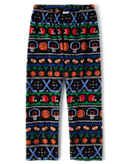Boys Sports Microfleece Pajama Pants