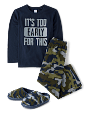 Boys Camo Pajamas