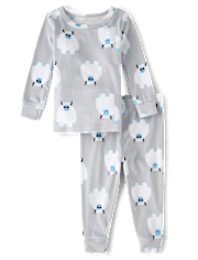 Baby And Toddler Boys Yeti Velour Pajamas