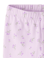 Baby Girls Floral Ruffle Leggings 2-Pack