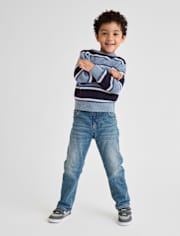 Baby And Toddler Boys Lined Roll Cuff 90s Loose Jeans