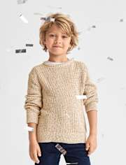 Baby And Toddler Boys Shaker Stitch Sweater