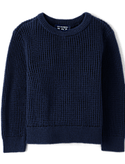 Baby And Toddler Boys Shaker Stitch Sweater
