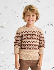 Pull Fairisle pour bébé et tout-petit garçon