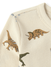 Baby And Toddler Boys Print Thermal Top