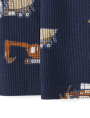 Baby And Toddler Boys Print Thermal Top