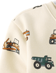 Sweat-shirt en polaire imprimé de qualité supérieure pour bébés et tout-petits garçons