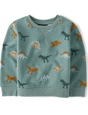 Baby And Toddler Boys Print Premium Fleece Sweatshirt