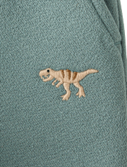 Baby And Toddler Boys Embroidered Premium Fleece Wide Leg Sweatpants