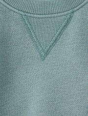Baby And Toddler Garment Dyed Premium Fleece Sweatshirt