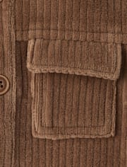 Baby Boys Faux Cord Utility Jacket