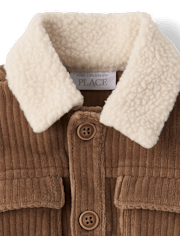 Baby Boys Faux Cord Utility Jacket