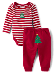 Baby First Christmas 2-Piece Playwear Set