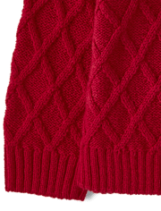 Ensemble 2 pièces pull en maille torsadée pour bébé fille