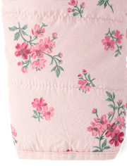 Baby Girls Floral Snowsuit