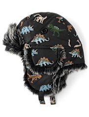 Toddler Boys Print Trapper Hat
