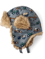 Toddler Boys Print Trapper Hat