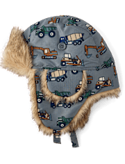 Toddler Boys Print Trapper Hat