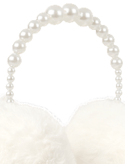 Girls Faux Pearl Ear Muffs
