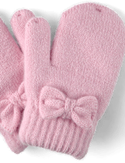 Toddler Girls Bow 2-Piece Cold Weather Set