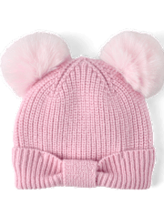 Toddler Girls Bow 2-Piece Cold Weather Set