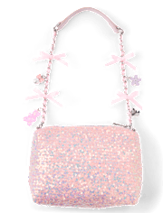 Girls Sequin Charm Bag