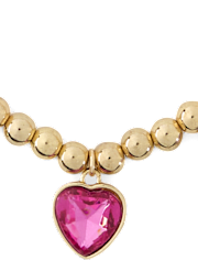 Girls Faux Gemstone Necklace