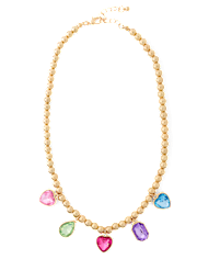 Girls Faux Gemstone Necklace
