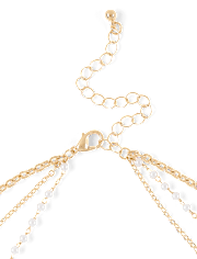 Girls Heart Layered Necklace