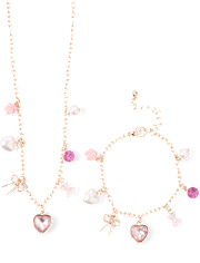 Girls Charm 2-Piece Jewelry Set