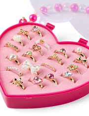 Girls Bow Ring 20-Pack