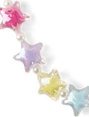 Girls Beaded Star 2-Piece Jewelry Set