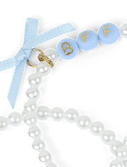 Girls Bow BFF Beaded Bracelet 4-Pack