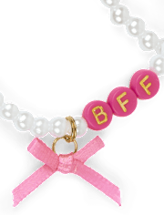 Girls Bow BFF Beaded Bracelet 4-Pack