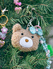 Girls Bear Bag Charm