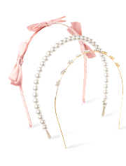 Girls Bow Headband 3-Pack