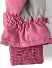Toddler Girls Print Ski Mittens
