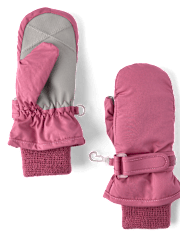 Toddler Girls Print Ski Mittens