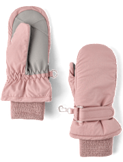 Toddler Girls Print Ski Mittens