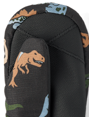 Toddler Boys Print Ski Mittens