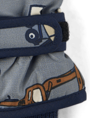 Moufles de ski imprimées pour tout-petits garçons