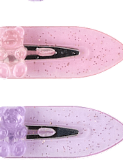 Girls Candy Bear 7-Piece Hair Set