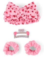 Girls Heart 4-Piece Accessory Set