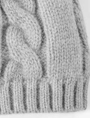 Baby Boys Bear Cable Knit 2-Piece Cold Weather Set