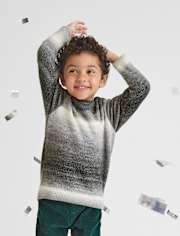Baby And Toddler Boys Ombre Space Dye Sweater